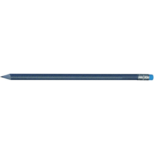Denim Bleistift - Recycelt , Green&Good, blau, recycelter Jeans-Stoff, 16,00cm x 0,70cm x 0,70cm (Länge x Höhe x Breite), Bild 3