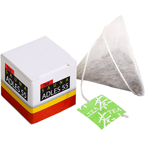 Tee In Viereckigem Karton , Karton, 3,50cm x 3,50cm x 3,50cm (Länge x Höhe x Breite), Bild 1