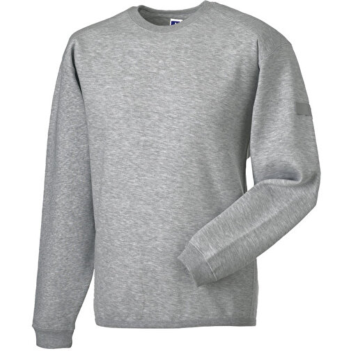 Workwear-Sweatshirt Crew Neck , Russell, oxfordgrau, 80% Baumwolle, 20% Polyester, 4XL, , Bild 1