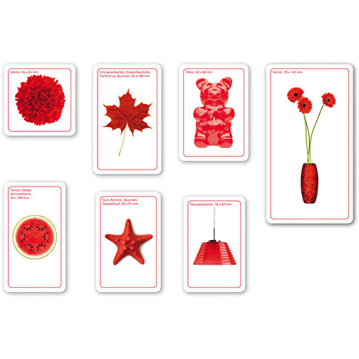 Doppelkopf Frz. Bild Im Kunststoffetui , 320 g/m² Spielkartenkarton, 2,40cm x 9,70cm x 6,60cm (Länge x Höhe x Breite), Bild 4