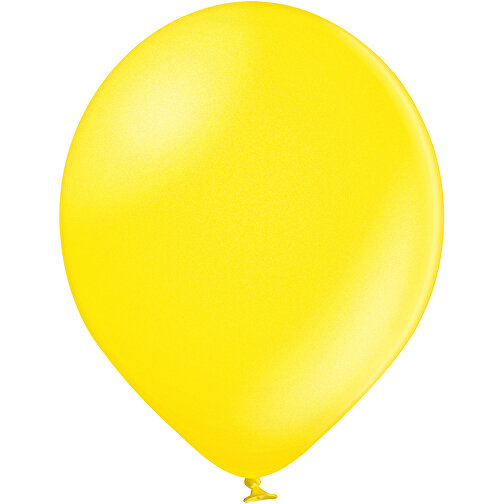 Metallicluftballon In Kleinstmengen , gelb, 100% Naturkautschuk, , Bild 1