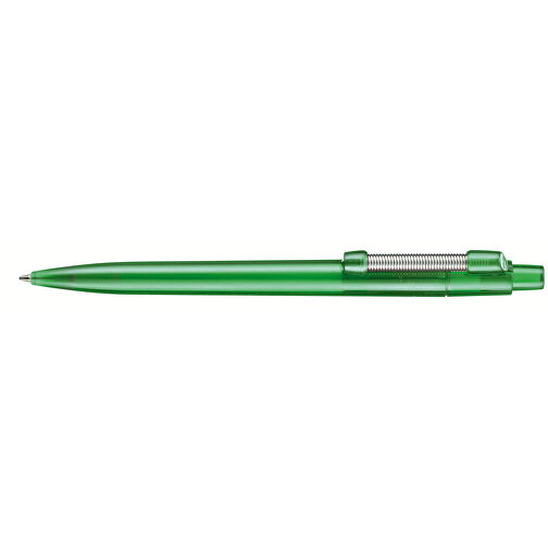Kugelschreiber STRONG TRANSPARENT , Ritter-Pen, limonen-grün, ABS u. Metall, 14,60cm (Länge), Bild 3