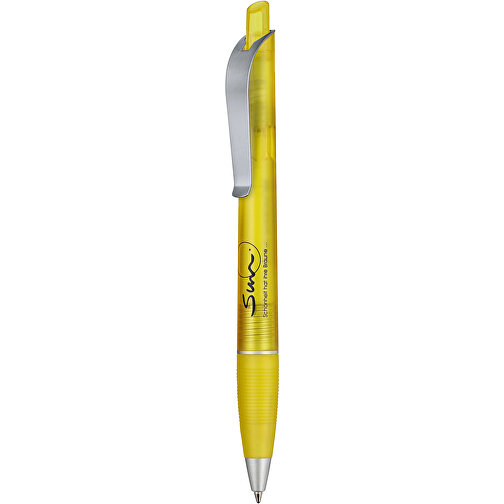 Kugelschreiber Bond Frozen , Ritter-Pen, ananas-gelb, ABS-Kunststoff, 14,30cm (Länge), Bild 1
