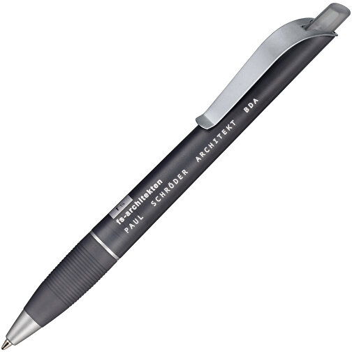 Kugelschreiber Bond Frozen , Ritter-Pen, topaz-grau, ABS-Kunststoff, 14,30cm (Länge), Bild 2