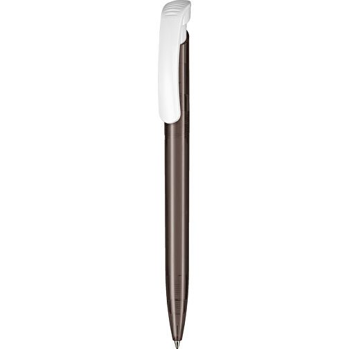 Kugelschreiber Clear Transparent S , Ritter-Pen, rauch-grau, ABS-Kunststoff, 14,80cm (Länge), Bild 1