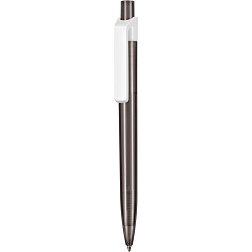 Kugelschreiber Insider Transparent S , Ritter-Pen, rauch-grau, ABS-Kunststoff, 14,20cm (Länge), Bild 1
