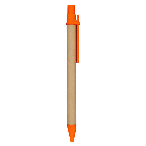 Kugelschreiber Helsinki , Promo Effects, orange, Pappe, Kunststoff, 13,80cm (Länge), Bild 3