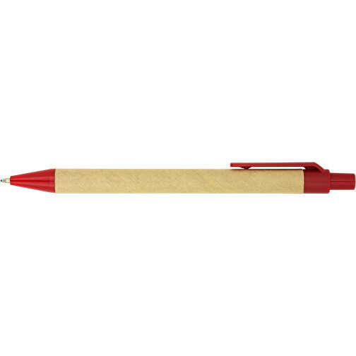 Kugelschreiber Kopenhagen , Promo Effects, rot, Pappe, Kunststoff, 13,80cm (Länge), Bild 4