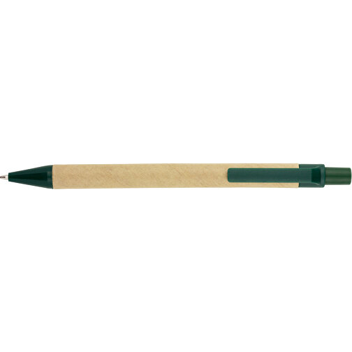 Kugelschreiber Kopenhagen , Promo Effects, grün, Pappe, Kunststoff, 13,80cm (Länge), Bild 5