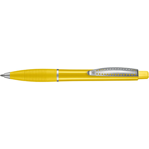 Kugelschreiber Club SI , Ritter-Pen, zitronen-gelb, ABS-Kunststoff, 14,20cm (Länge), Bild 3