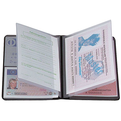 CreativDesign Identitetskort Pocket '4-fold' Normal Foil svart, Bild 1