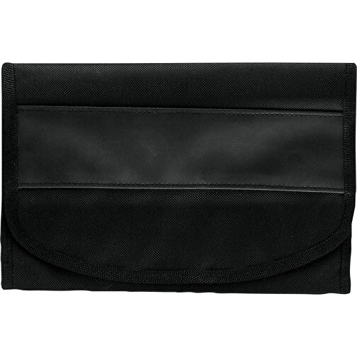 CreativDesign Wagenpapiertasche 'ColourLane' Schwarz/schwarz , schwarz / schwarz, Nylon / PU, 24,50cm x 16,50cm (Länge x Breite), Bild 1