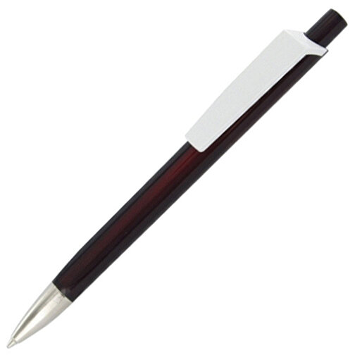 Kugelschreiber Tri-Star Transparent S , Ritter-Pen, rubin-rot, ABS-Kunststoff, 14,00cm (Länge), Bild 2