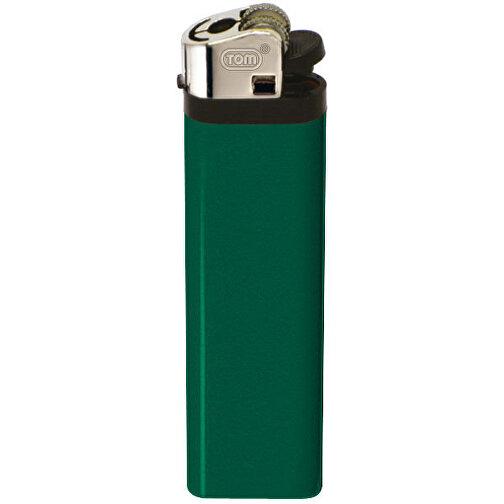 TOM® NM-1 05 Reibradfeuerzeug , Tom, grün, AS/ABS, 2,30cm x 8,00cm x 1,10cm (Länge x Höhe x Breite), Bild 1