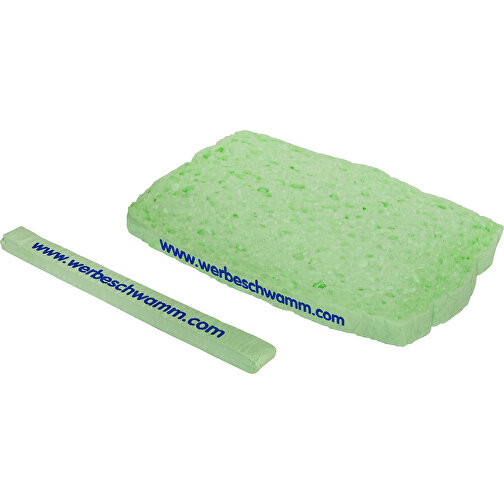 esponja comprimida de promoción STIX verde, Imagen 1