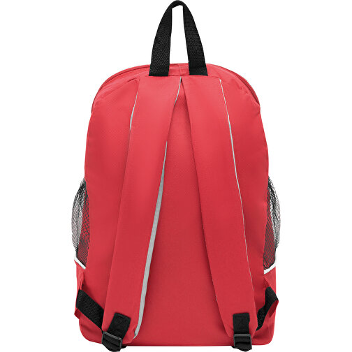 Rucksack TEC , rot, 600D Polyester, 28,50cm x 40,00cm x 17,00cm (Länge x Höhe x Breite), Bild 3