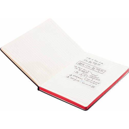 Deluxe Hardcover A5 Notizbuch Mit Coloriertem Beschnitt, Rot , rot, Papier, 1,50cm x 21,30cm (Länge x Höhe), Bild 4
