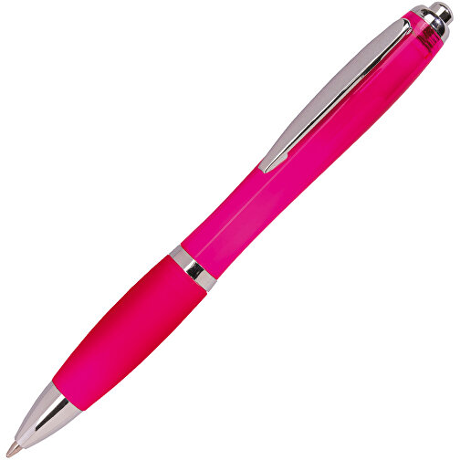 Kugelschreiber SWAY , magenta, Kunststoff / Stahl, 14,00cm (Länge), Bild 2