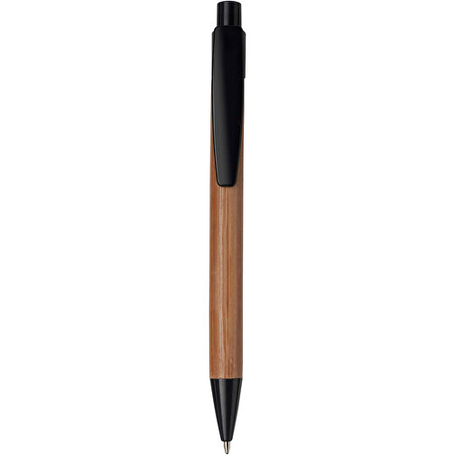 Kugelschreiber Calgary , schwarz, ABS, Bambus, , Bild 1