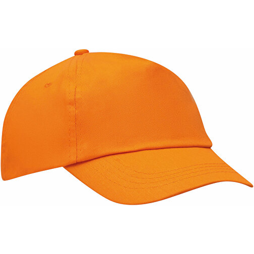 5-Panel-Cap FAVOURITE , orange, 100% Baumwolle, 180 g/m², 1,00cm (Länge), Bild 2