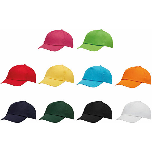 5-Panel-Cap FAVOURITE , orange, 100% Baumwolle, 180 g/m², 1,00cm (Länge), Bild 7