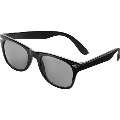 Sonnenbrille Aus Kunststoff Kenzie , schwarz, PVC, PC, 15,00cm x 4,60cm x 14,00cm (Länge x Höhe x Breite), Bild 1