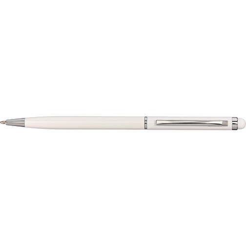 Kugelschreiber SMART TOUCH COLOUR , weiss, Aluminium, 13,60cm (Länge), Bild 3