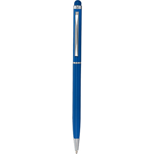 Kugelschreiber SMART TOUCH COLOUR , blau, Aluminium, 13,60cm (Länge), Bild 1