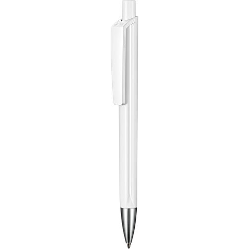 Kugelschreiber TRI-STAR , Ritter-Pen, weiß, ABS-Kunststoff, 14,00cm (Länge), Bild 1