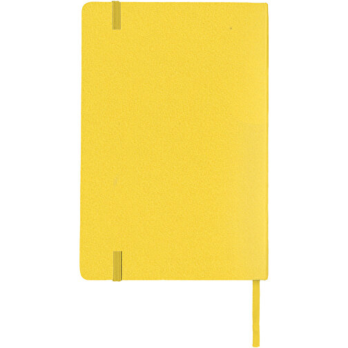 Classic A5 Hard Cover Notizbuch , gelb, Karton, Lederimitat Papier, 21,30cm x 1,50cm x 14,50cm (Länge x Höhe x Breite), Bild 3