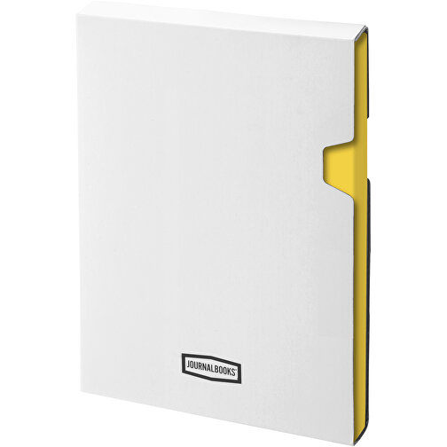 Classic A5 Hard Cover Notizbuch , gelb, Karton, Lederimitat Papier, 21,30cm x 1,50cm x 14,50cm (Länge x Höhe x Breite), Bild 8