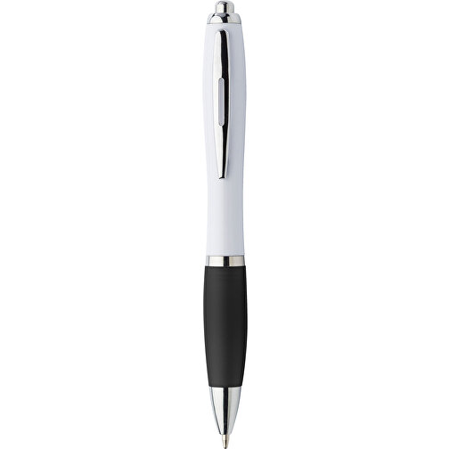 Kugelschreiber Aus Kunststoff Swansea , schwarz, ABS, Plastik, Metall, 14,20cm (Höhe), Bild 1