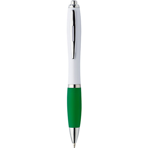 Kugelschreiber Aus Kunststoff Swansea , grün, ABS, Plastik, Metall, 14,20cm (Höhe), Bild 1