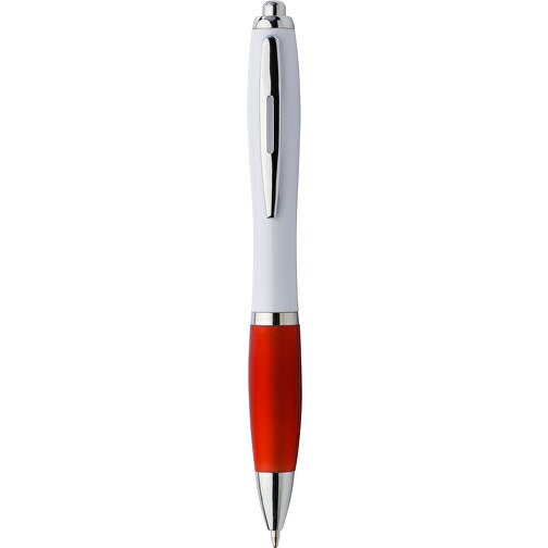 Kugelschreiber Aus Kunststoff Swansea , rot, ABS, Plastik, Metall, 14,20cm (Höhe), Bild 1