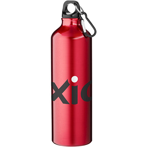 Oregon 770 Ml Aluminium Trinkflasche Mit Karabinerhaken , rot, Aluminium, 25,00cm (Höhe), Bild 3