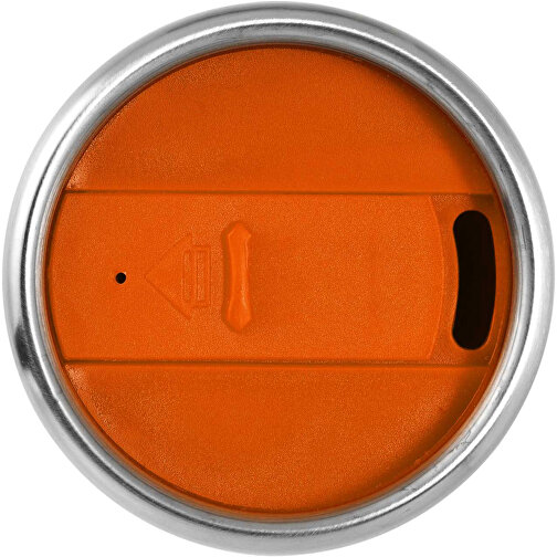 Elwood 410 Ml Isolierbecher , silber / orange, Edelstahl, Kunststoff, 17,60cm (Höhe), Bild 6