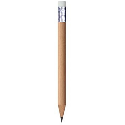 Bleistift, Natur, Rund, Mit Radierer , hellgrün, Holz, 18,50cm x 0,70cm x 0,70cm (Länge x Höhe x Breite), Bild 1