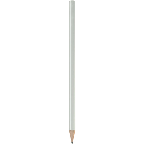 Bleistift, Lackiert, Rund , weiss, Holz, 17,50cm x 0,70cm x 0,70cm (Länge x Höhe x Breite), Bild 1