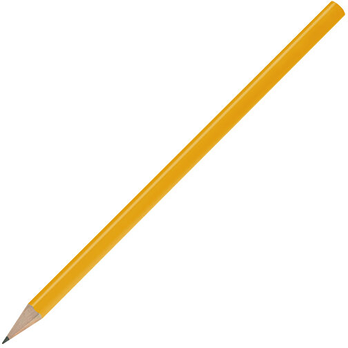 Bleistift, Lackiert, Rund , ocker, Holz, 17,50cm x 0,70cm x 0,70cm (Länge x Höhe x Breite), Bild 2