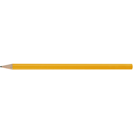 Bleistift, Lackiert, Rund , ocker, Holz, 17,50cm x 0,70cm x 0,70cm (Länge x Höhe x Breite), Bild 3