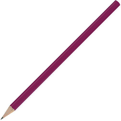 Bleistift, Lackiert, Rund , brombeere, Holz, 17,50cm x 0,70cm x 0,70cm (Länge x Höhe x Breite), Bild 2