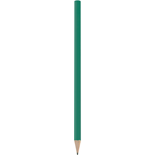 Bleistift, Lackiert, Rund , grün, Holz, 17,50cm x 0,70cm x 0,70cm (Länge x Höhe x Breite), Bild 1