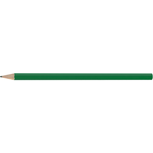 Bleistift, Lackiert, Rund , dunkelgrün, Holz, 17,50cm x 0,70cm x 0,70cm (Länge x Höhe x Breite), Bild 3
