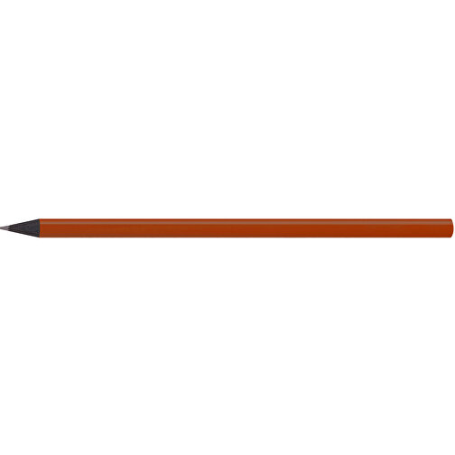 Schwarz Gefärbter Bleistift, Lackiert, Rund , rotbraun, Holz, 17,50cm x 0,70cm x 0,70cm (Länge x Höhe x Breite), Bild 3