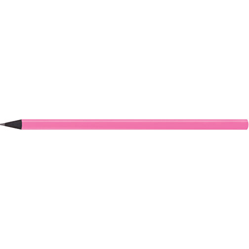 Schwarz Gefärbter Bleistift, Lackiert, Rund , rosé, Holz, 17,50cm x 0,70cm x 0,70cm (Länge x Höhe x Breite), Bild 3