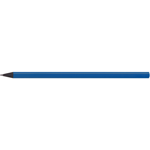 Schwarz Gefärbter Bleistift, Lackiert, Rund , dunkelblau, Holz, 17,50cm x 0,70cm x 0,70cm (Länge x Höhe x Breite), Bild 3