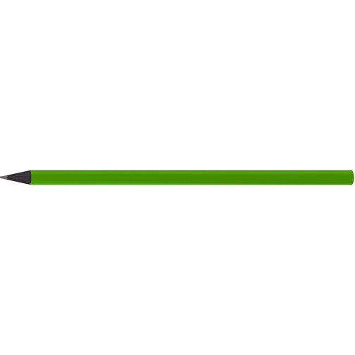 Schwarz Gefärbter Bleistift, Lackiert, Rund , grasgrün, Holz, 17,50cm x 0,70cm x 0,70cm (Länge x Höhe x Breite), Bild 3
