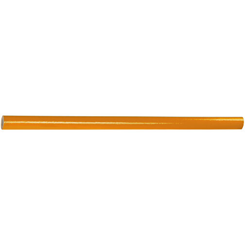 Zimmermannsbleistift, 24 Cm, Oval , orange, Holz, 24,00cm x 0,70cm x 1,20cm (Länge x Höhe x Breite), Bild 3