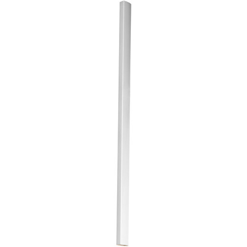 Steinhauerstift, 24 Cm, Eckig-oval , weiß, Holz, 24,00cm x 0,70cm x 1,20cm (Länge x Höhe x Breite), Bild 1
