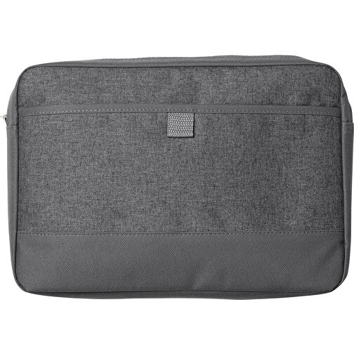 Laptop/Tablet-Tasche Aus Polycanvas Leander , grau, Polycanvas 600D, 33,00cm x 4,20cm x 23,00cm (Länge x Höhe x Breite), Bild 1